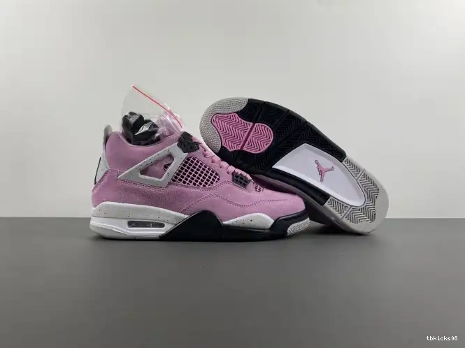 Reps TBkick AQ9129-501 Jordan WMNS Air 4 Orchid 0616